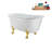 57.5'' x 29.5'' Soaking Acrylic Bathtub-83636144-90752935