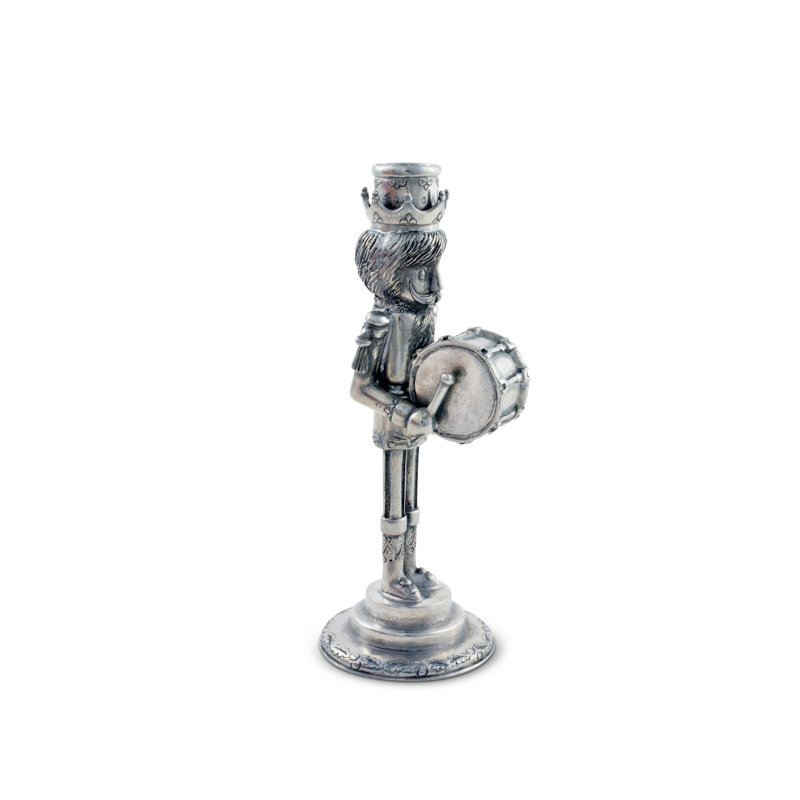 8'' H Pewter Tabletop Candlestick