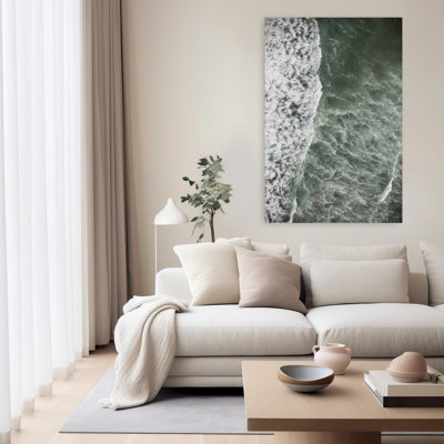 Contemporary Art Abstract Serene Coastal Art