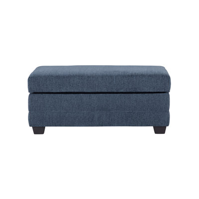40.5" Upholstered Rectangle Storage Ottoman - Yoga Jeans/Yoga Jeans