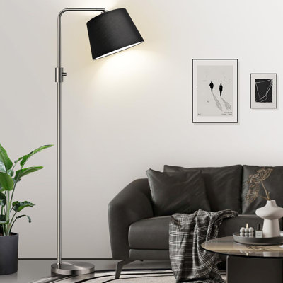 Lampe sur pied à intensité variable, ampoule à DEL Edison 1000 incluse, lampes sur pied arquées modernes pour le salon, la chambre à coucher