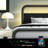 Metal  Bed Frame with LED Headboard and Footboard, Rustic Industrial Heavy Duty Wooden Platform Bed Frame with Under Bed Storage, Noise Free, No Box Spring Needed-488578641-488578645