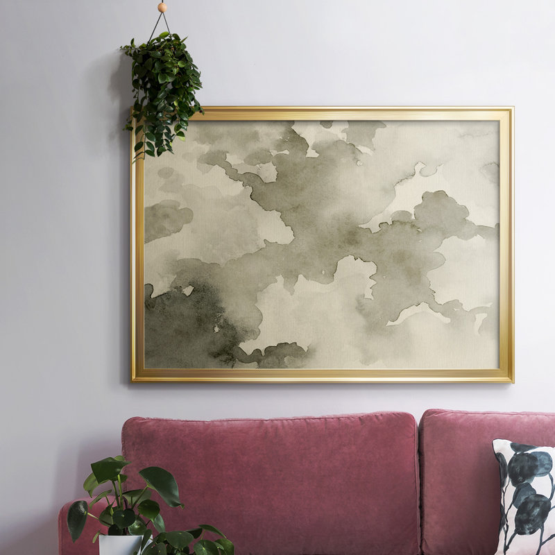 Antique Sky IV, reproduction d'art sur toile, H 14 po x l 20 po x P 1,5 po, Or