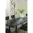 Chainsaw Dining Table with Glass