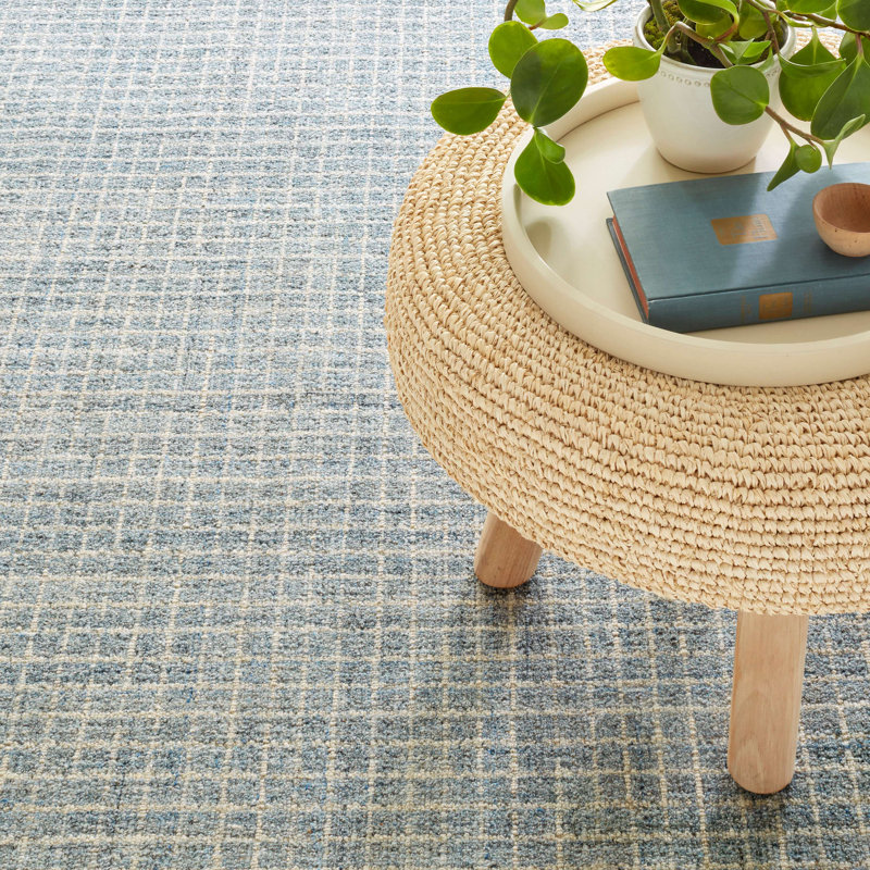 Tapis en laine crocheté à la main Conall, Rectangle 3 pi x 5 pi