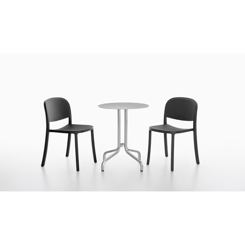 1 Inch Reclaimed Stacking Chair by Jasper Morrison, Dark Gray
