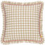 Maude Gingham Cotton Piped Cushion-121727633-103878145