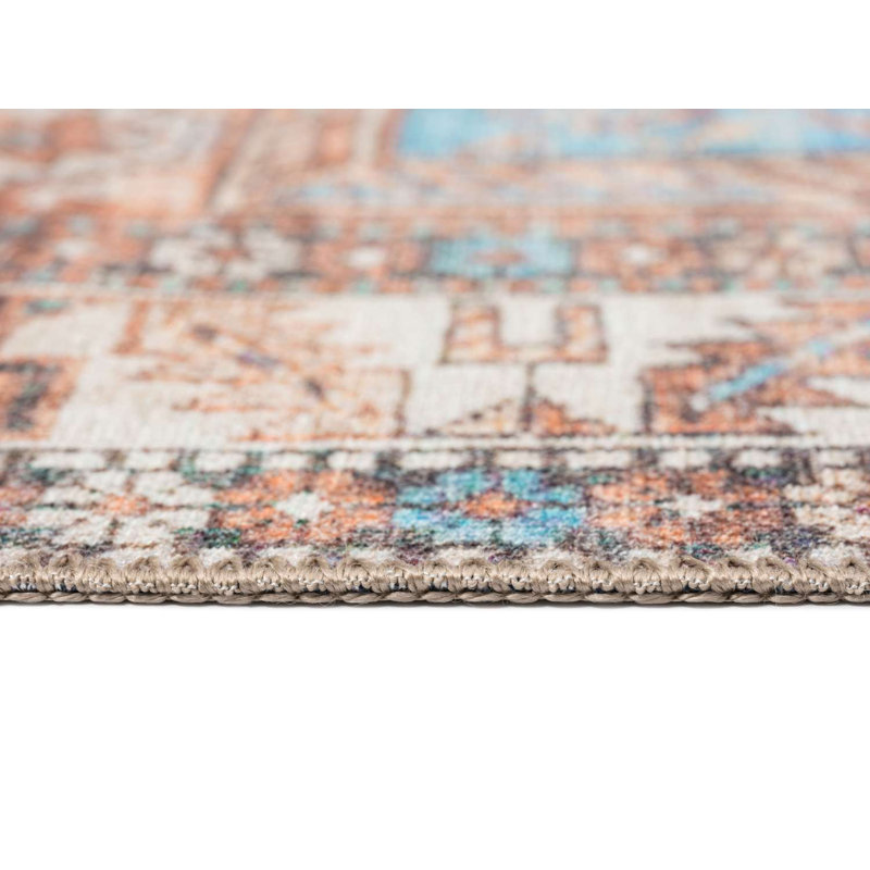 Washable Oriental Indoor Rug, Rectangle 5' x 8'