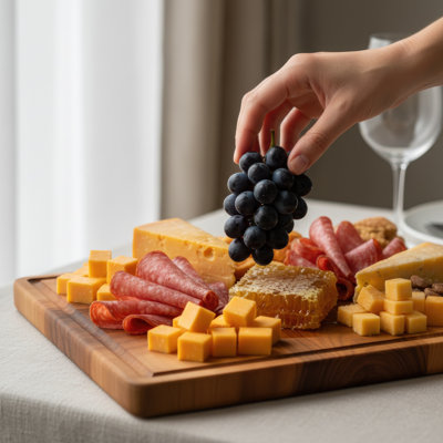 Premium Solid Wood Cutting Board Set – Walnut & Cherry Serving Boards With Juice Groove, Reversible Design, Kitchen Gift For Food Lovers