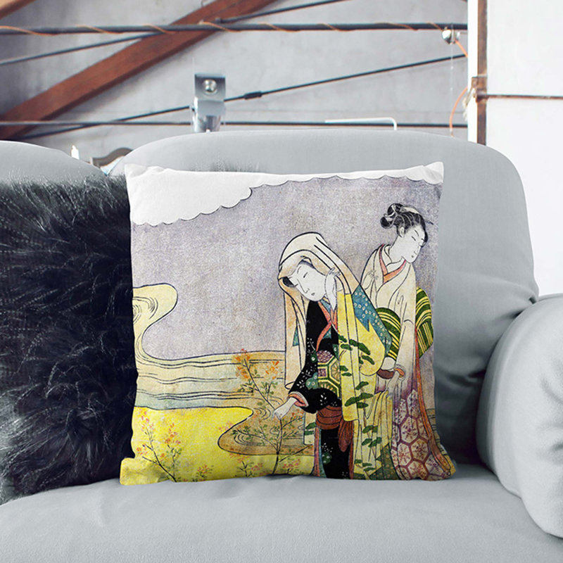 Square Throw Cushion, 55cm H x 55cm W x 20cm D