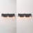 Jaquae 18" 3-Light Matte Black Vanity Light