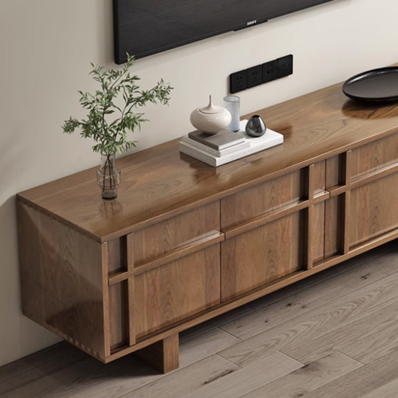 Meuble télé Wabi-sabi, H 21,65 po x L 86,61 po x l 16,53 po