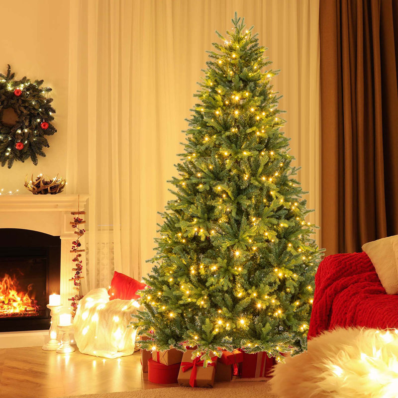 Arbre de Noël artificiel éclairé 7 pi