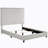 Arale Channeled Upholstered Platform Bed-611761628