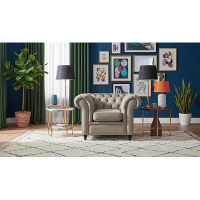 Upholstered Chesterfield Chair
