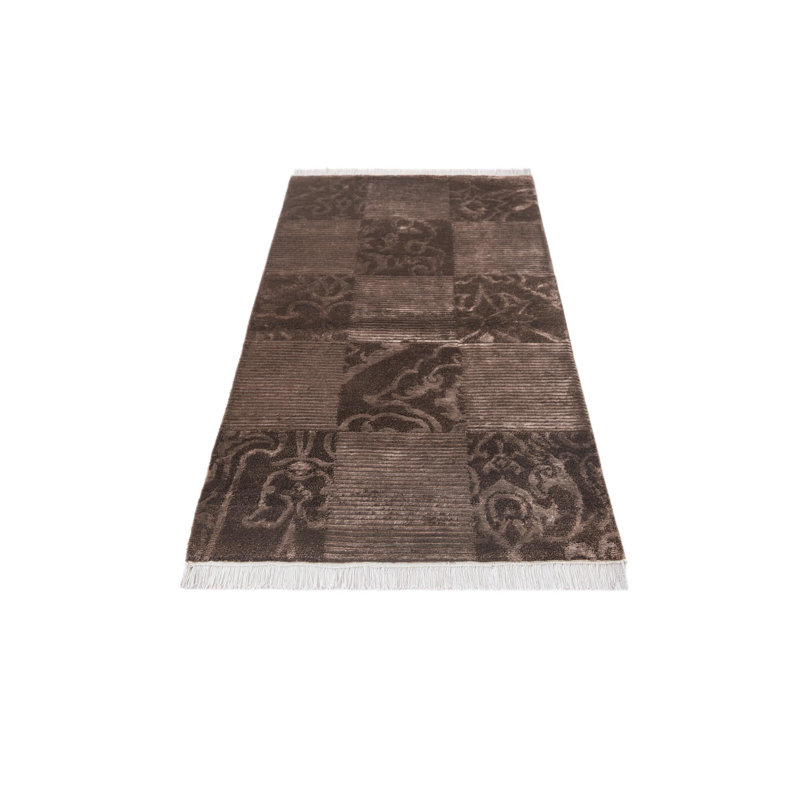 Tapis brun chocolat Outen