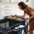 4-in-1 Convertible Baby Playard with Bassinet, Diaper Changer, Cradle&Bedside Sleeper-365987562