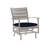 Charleston Aluminum Patio Lounge Chair with Cushions-38588391-38588394
