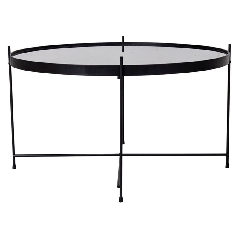 Kalyl Four Leg Coffee Table, 40" H x 70" W x 70" D, Black