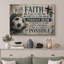 «Soccer Faith», citation inspirante, œuvre d'art pour la chambre de l'adolescent, impression murale giclée-134328530-134328534