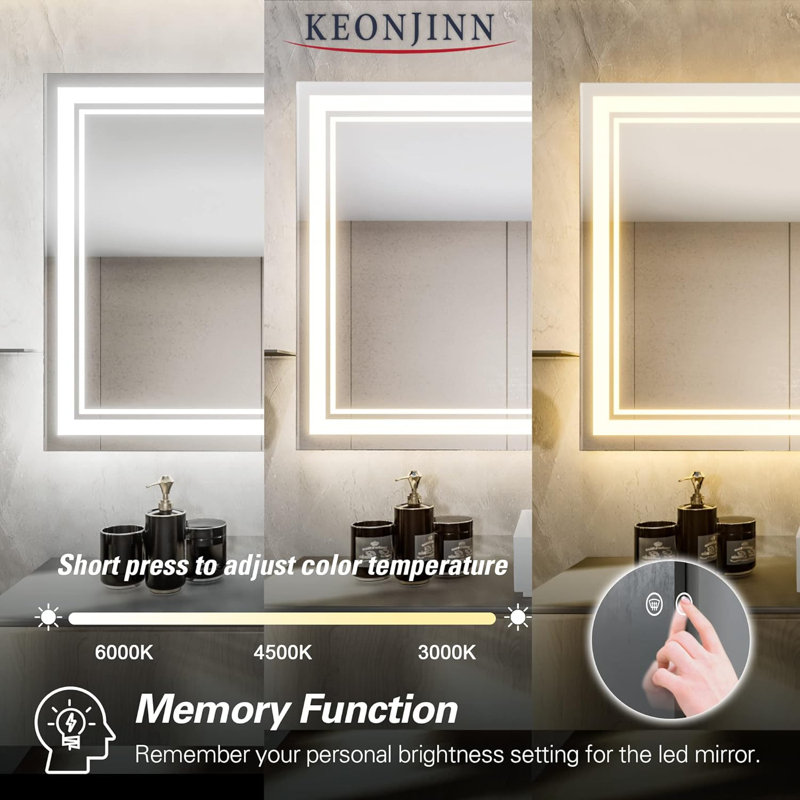 Miroir de salle de bain Keonjinn