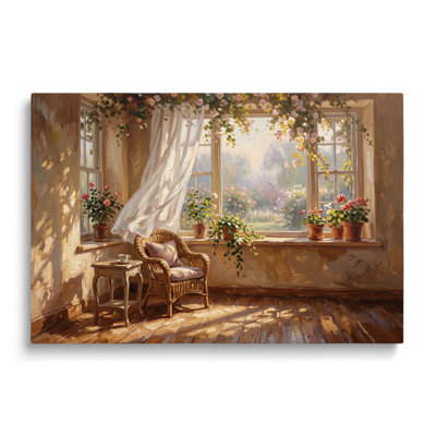 Interior Multicolor Canvas Still Life Oil Painting, Painterly Wall Art for Living Room Dining Room and Bedroom