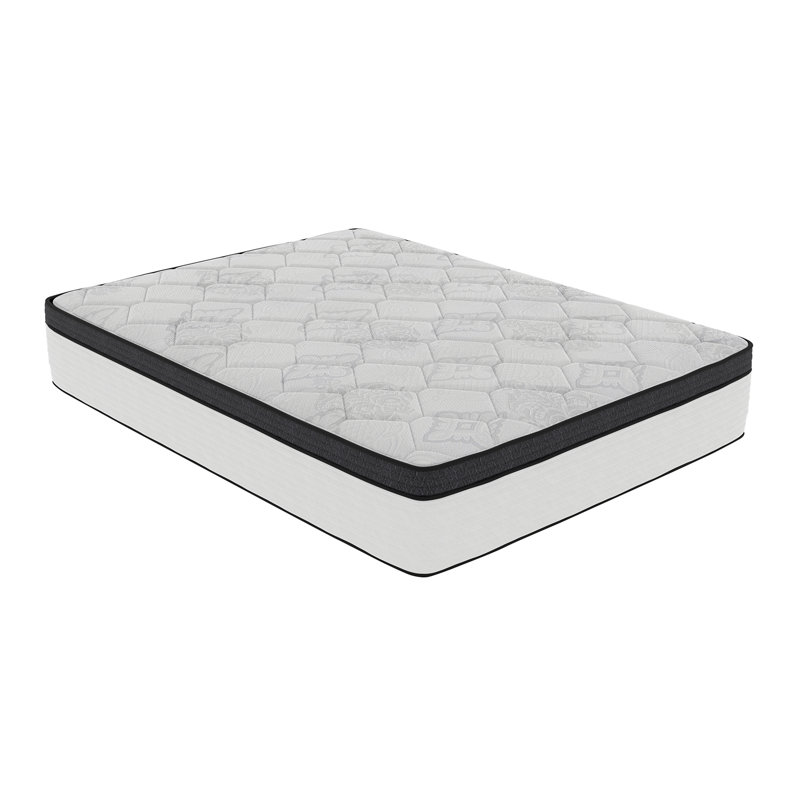 12" Plush Pillow Top Hybrid Mattress, Full