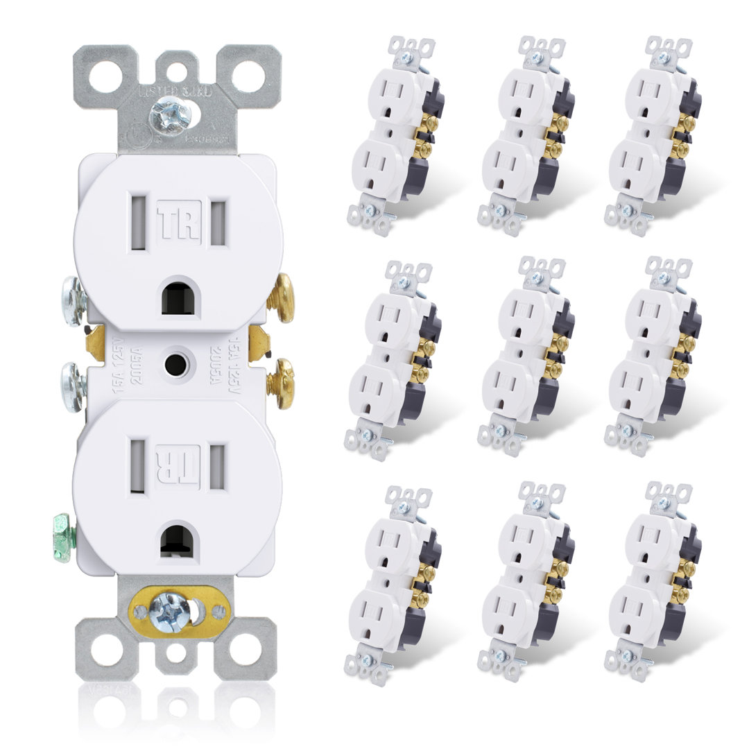 15-Am Tamper Resistant Outlet (Set of 10) ELEGRP