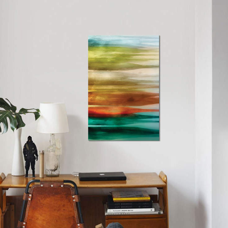 «Sideway» par PI Studio - impression sur toile tendue, H 26 po x l 18 po x P 1,5 po, Pas de tapis, Toile tendue