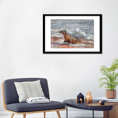 « sea lion », impression sur toile