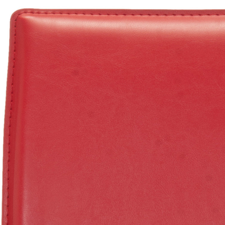 Chaise parsons rembourrée Dous, Rouge 1