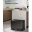 Stainless Steel Multi-Compartment Rubbish & Recycling Bin-128847300
