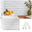 Ensemble de dosseret 18 po x 24 po Vista - 5 tuiles, 2 garnitures en J et 1 garniture d'angle intérieure