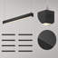 Régleur linéaire commercial LinearLux 120 cm (4 pi) à intensité variable 3CCT, 120 V/277 V, puissance sélectionnable 40 W/50 W/60 W, 6 900 lm, antiéblouissement, connectable, pour applications commerciales et industrielles (entrepôts), noir, lot de 8-122269368-128984596-129437833