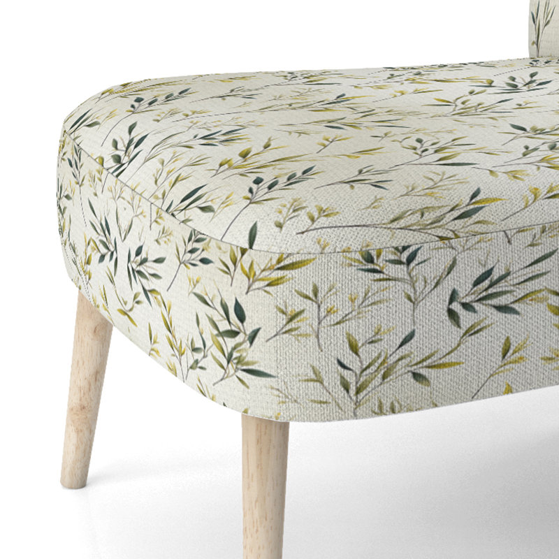 Soft Botanical Hues - Chaise d'appoint rembourrée