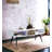 Halima White & Black Finish Coffee Table