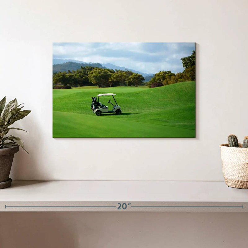 Golf course cart Sireci, H 8 po x l 12 po