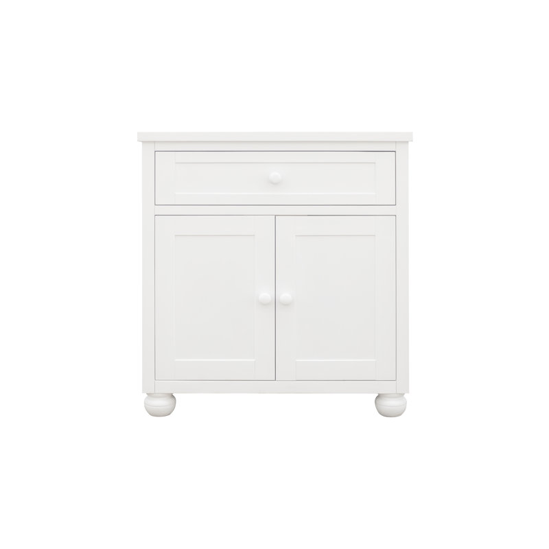Armoire à tiroir simple Fishtail, Blanc