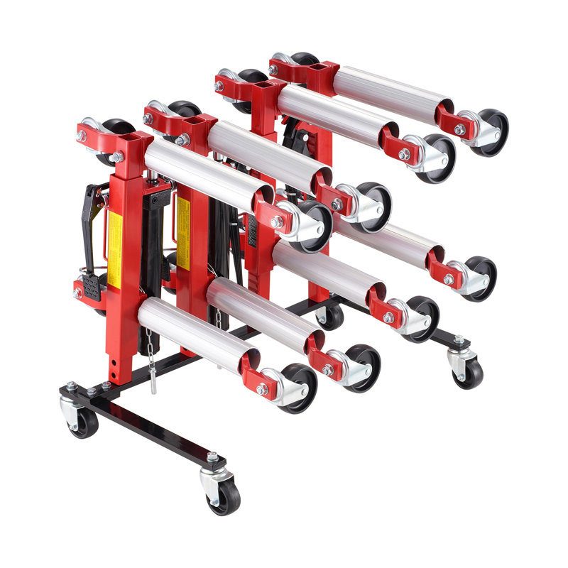 Support pour chariot de voiture en acier robuste avec roulettes pivotantes - Organisateur mobile pour chariots à 4 roues (chariots non inclus)