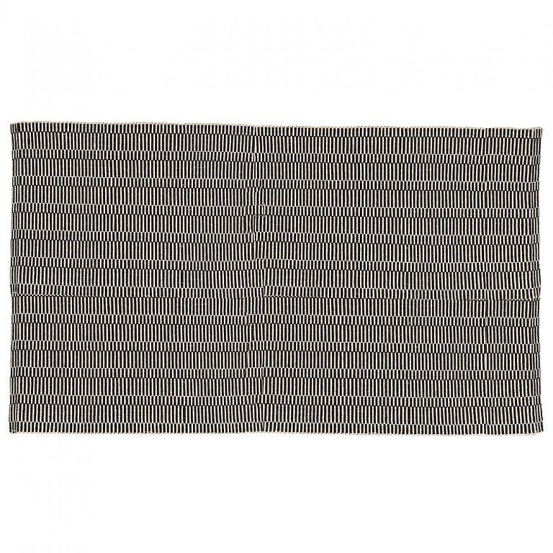 Tapis noir et ivoire Siobhan