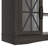 Visconti LED Farmhouse Media Console for TV up to 65" with Glass Door-179091613