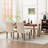 Fabric Upholstered Dining Chair Side Chair With Solid Wood Legs-465663110-436645583