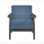 Fauteuil long en velours 31,5 po Longbons-993452234