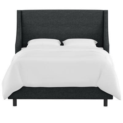 Bernadine Upholstered Wingback Bed