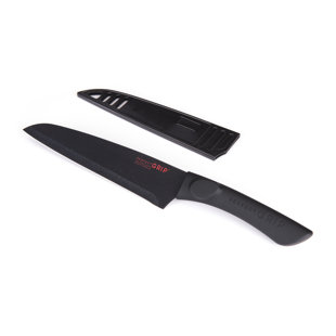 Mercer Culinary Non-Stick Paring Knife with ABS Sheath, 4 Inch, Black, 1  Pack