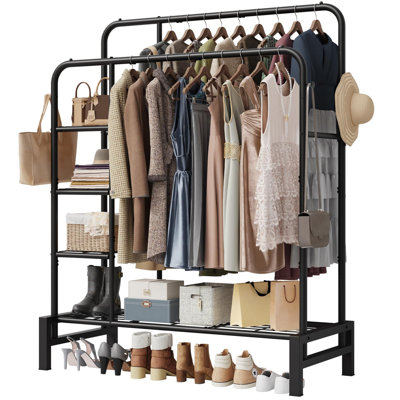 115cm Rolling Clothing Rack