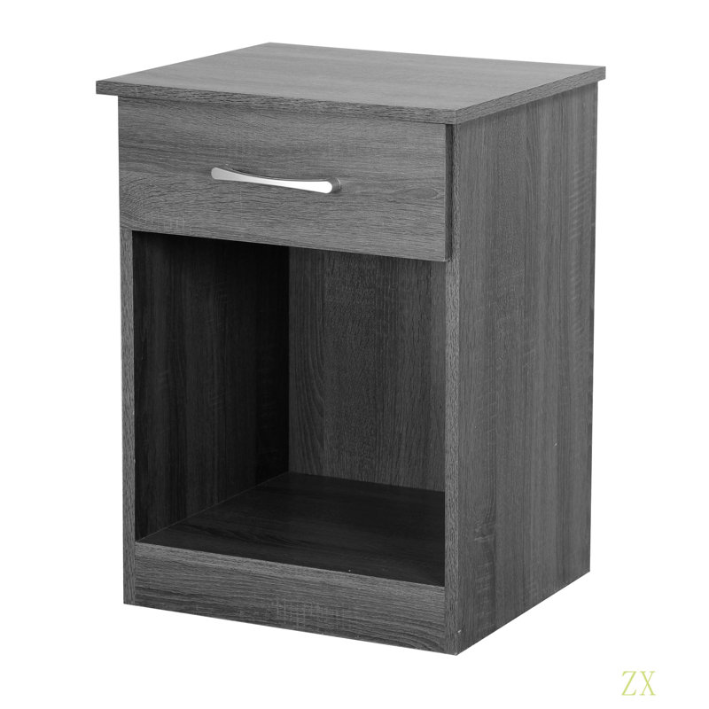 Table de chevet Lindsey, Gris