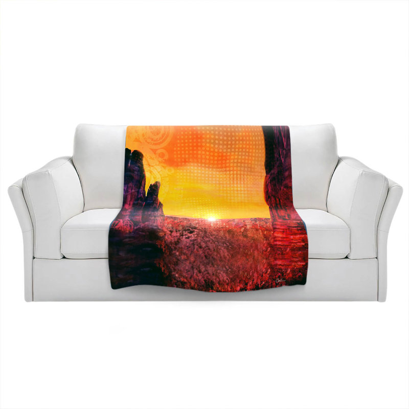 Hand Woven Throw Blanket, 68" x 80"