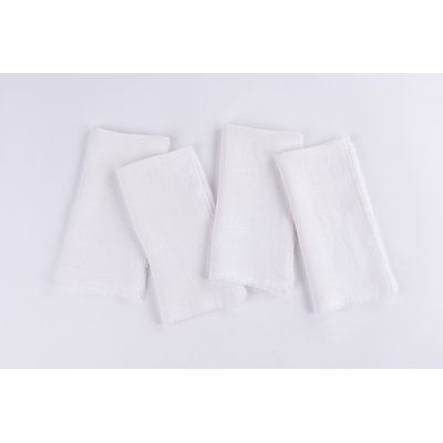 ENSEMBLE DE serviettes de table en lin RAPHAEL (ensemble de 4), naturel