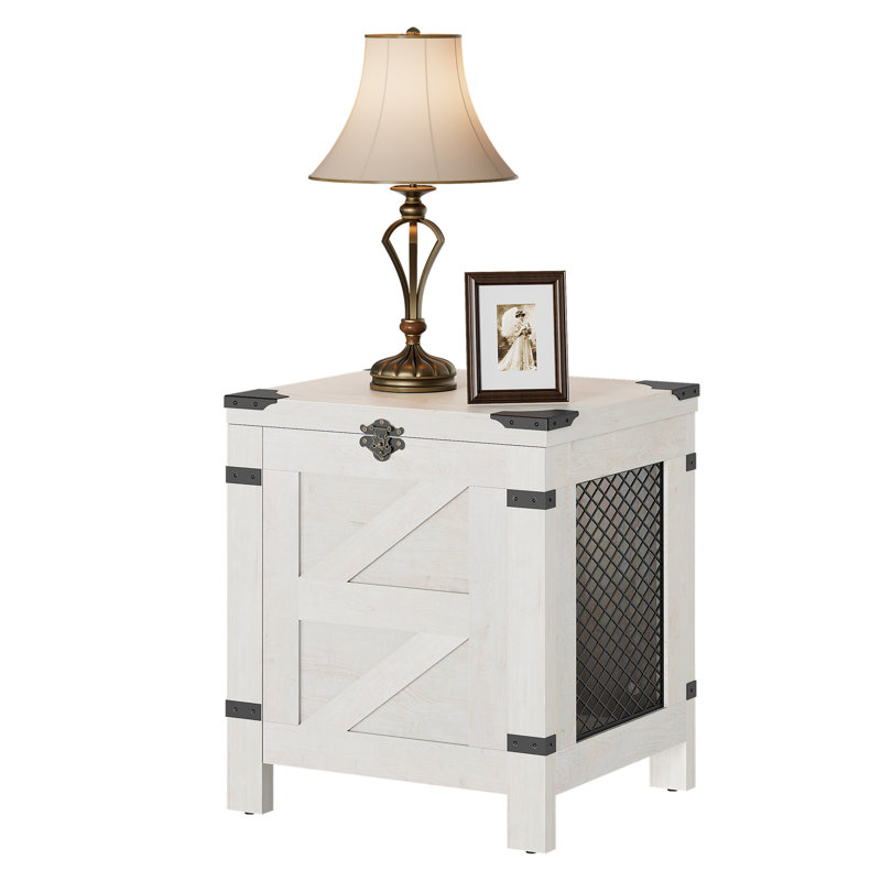Ensemble de table d'appoint et de table basse à quatre pieds avec rangement Vita